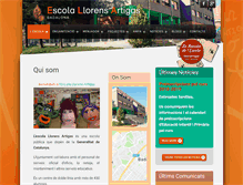 Tablet Screenshot of escolallorensartigas.com